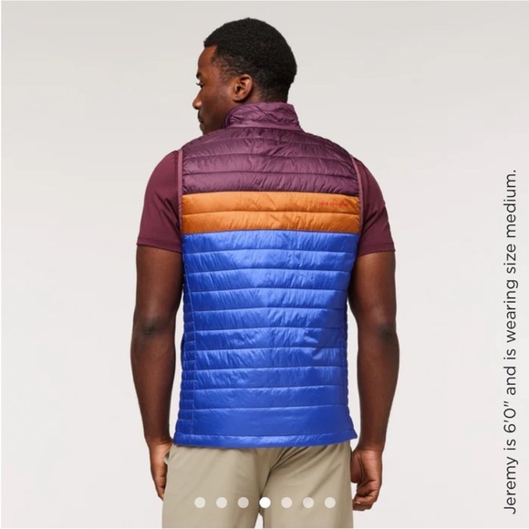 Cotopaxi Men's Size L Large Capa Insulated Vest Wine Blue Violet Maroon NWT Puff - Picture 10 of 13
